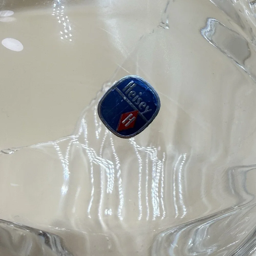 Heisey Waverly Pattern Ice Bucket Clear Vintage Crystal 1950s Elegant Luxury